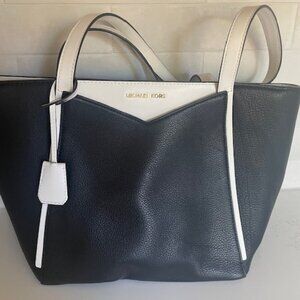 Michael Kors Black and White Tote